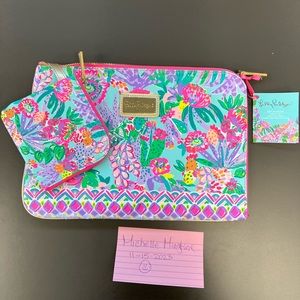 Lilly Pulitzer Tech Pouch Set